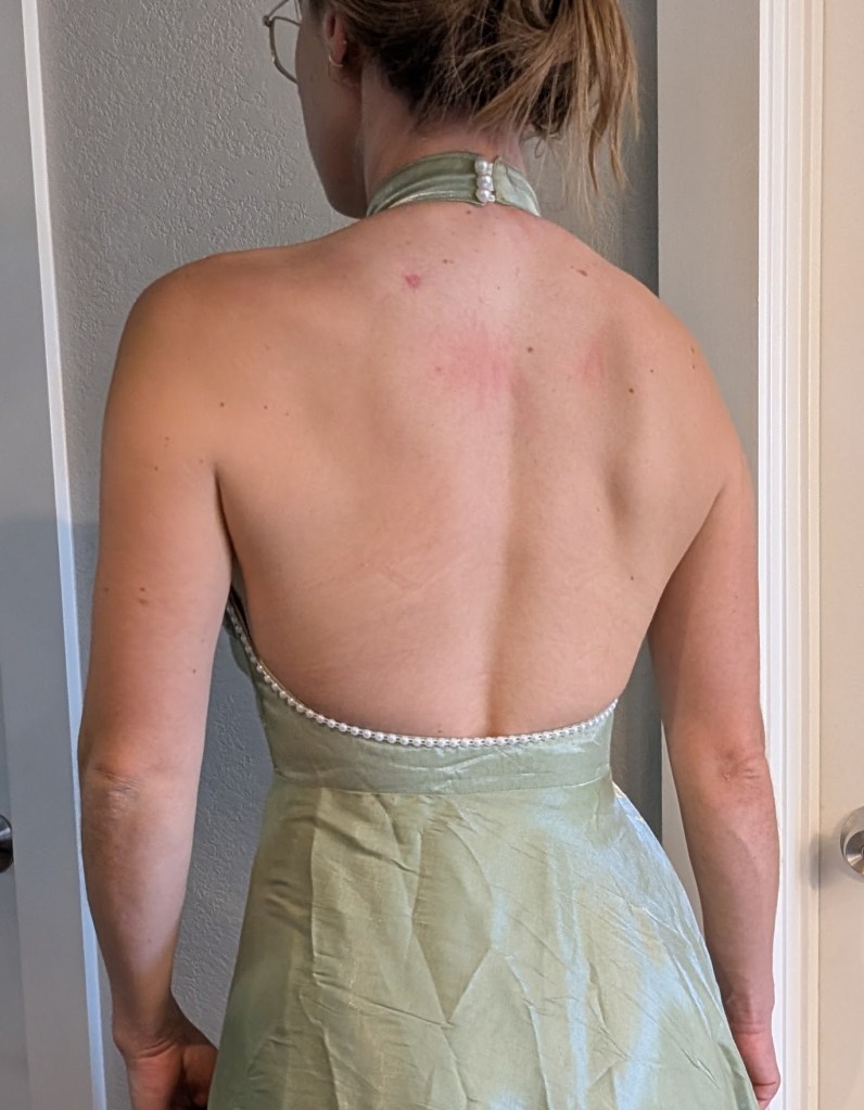 Green Evening Gown - Back 2